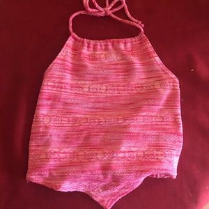 Pink Halter Top